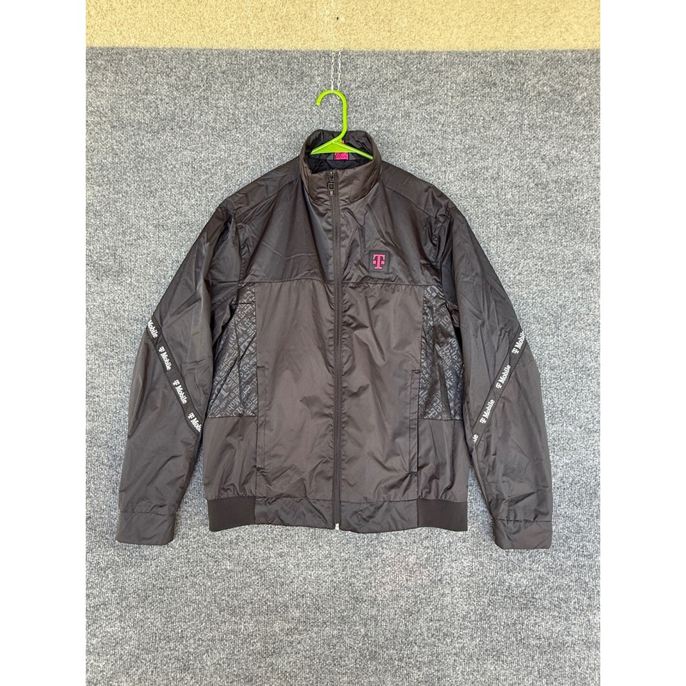 T-MOBILE MENS BLACK JACKET SIZE MEDIUM FULL ZIP